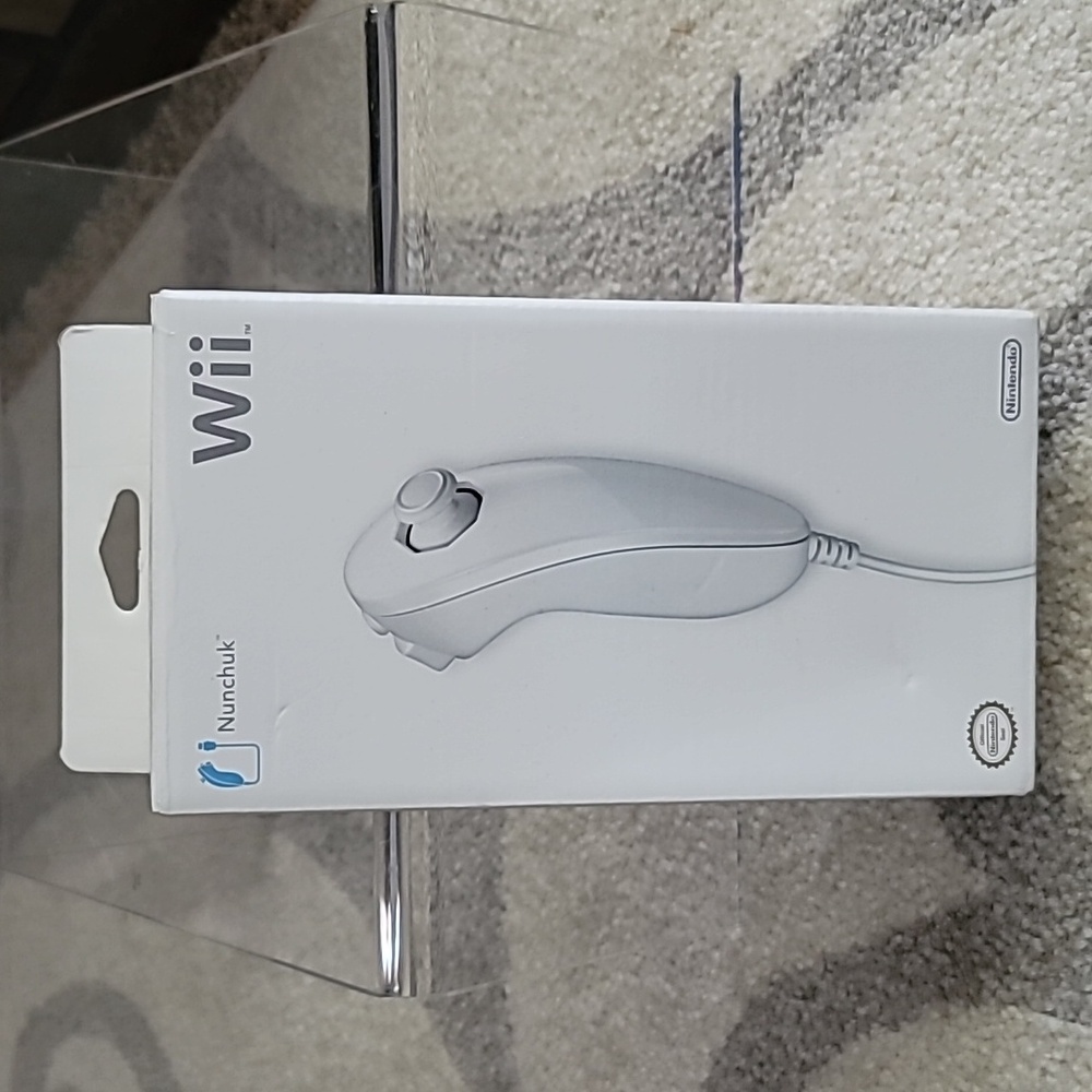 Nintendo Wii Nunchuk New in Open Box white